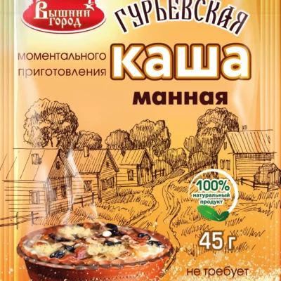 Каша манная м/п "Вышний город" ГУРЬЕВСКАЯ 45 г