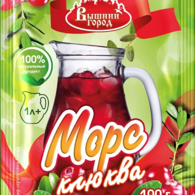 Морс "Вышний город" из клюквы 100 г